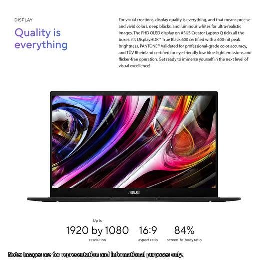 ASUS Creator Laptop, 15.6" FullHD, i7-13620H, RTX3050, W11Home