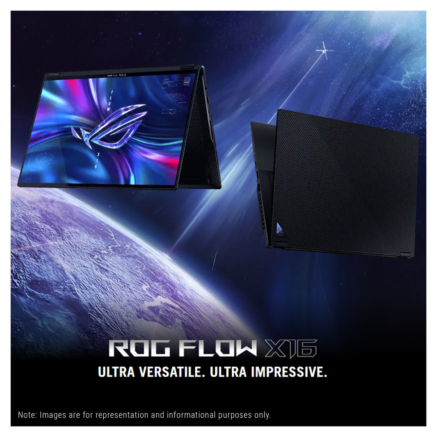 ASUS ROG FLOW X16 Gaming Laptop, i9-13900H, 16" QHD, RTX4060, TouchScreen, W11Home