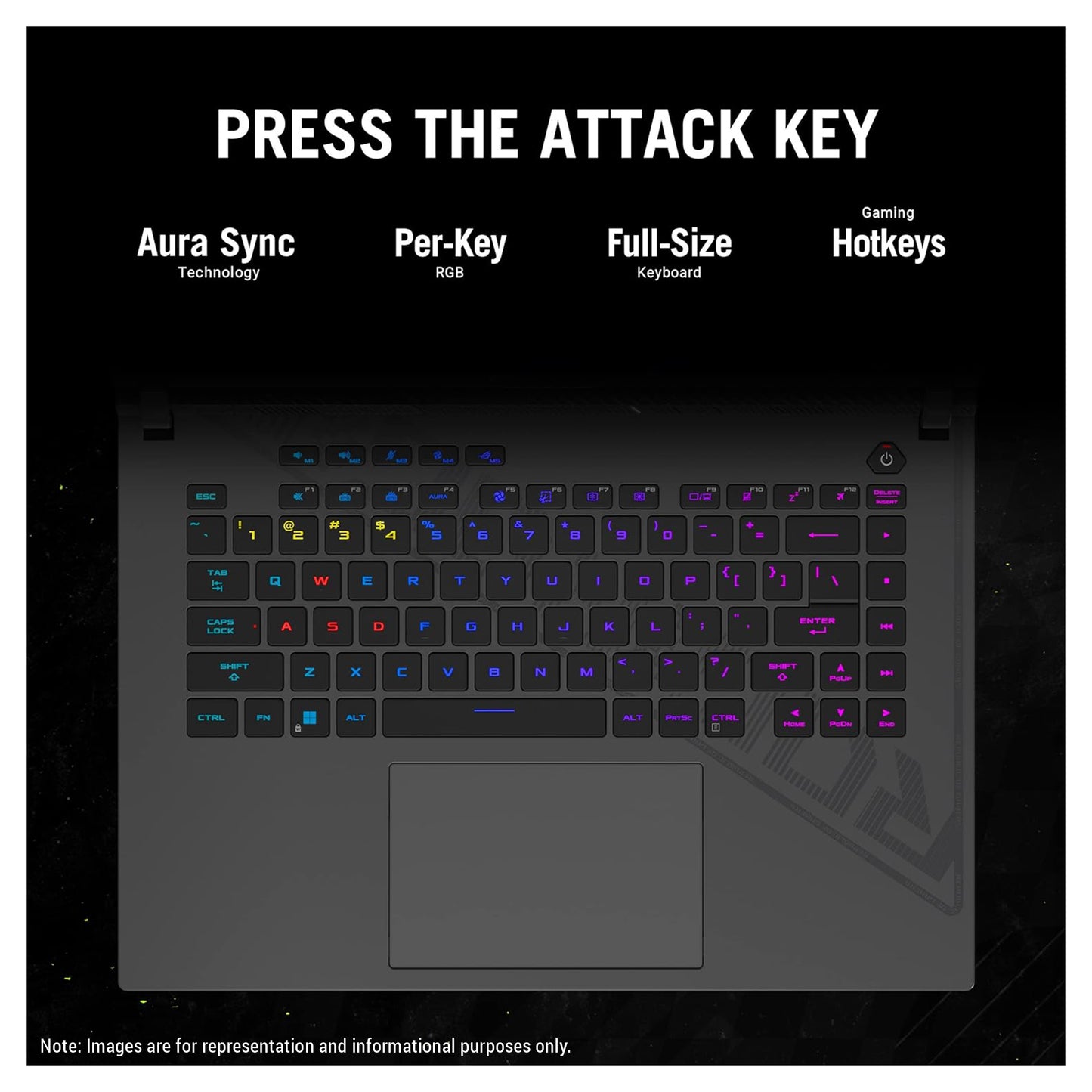 ASUS ROG Strix G16 Gaming Laptop, i9-13980HX, 16" QHD+, RTX4060