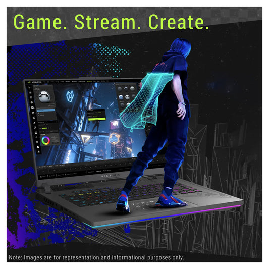 ASUS ROG Strix G16 Gaming Laptop, i9-13980HX, 16" QHD, RTX4060, W11Home