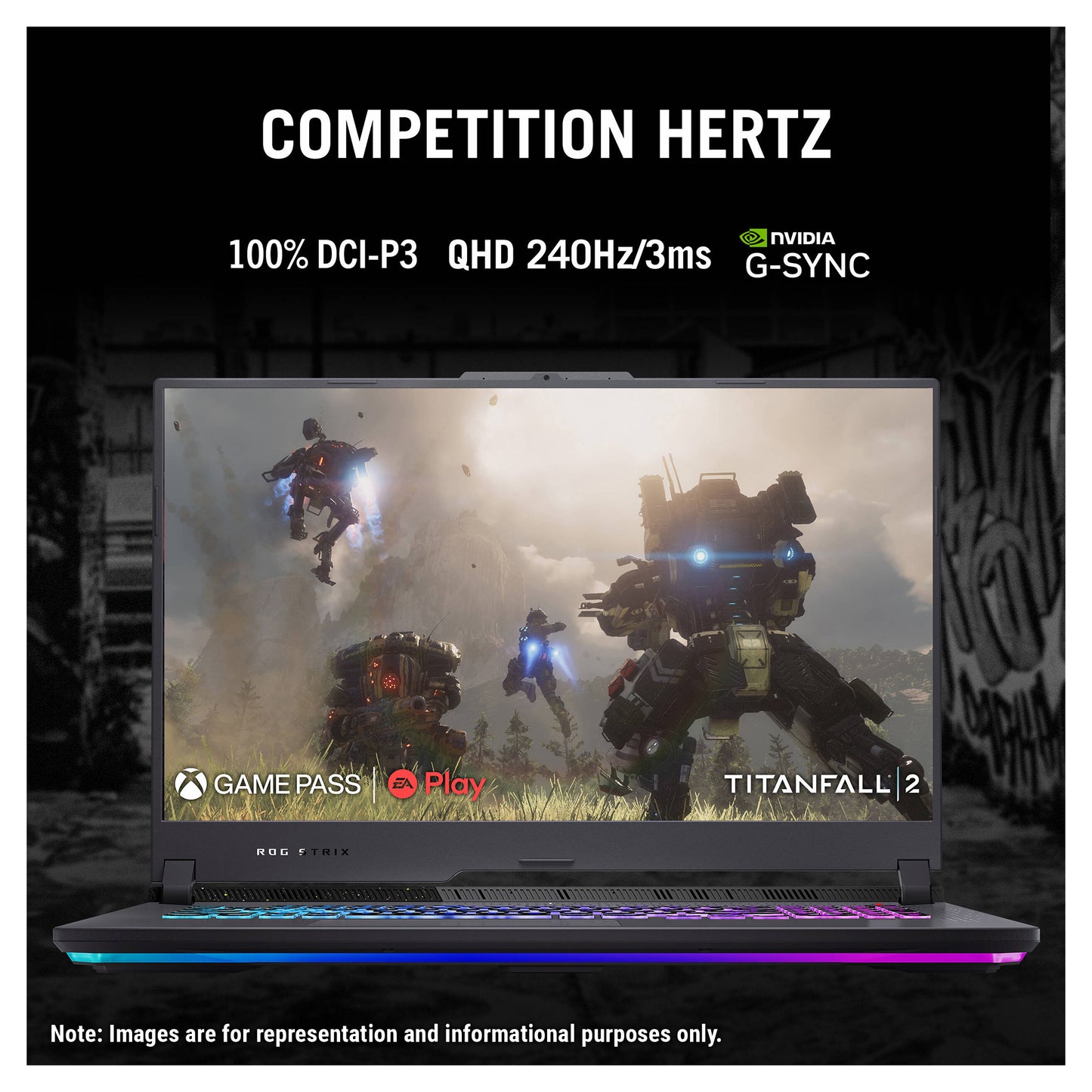 ASUS ROG Strix G17 Gaming Laptop, Ryzen 9 7940HX, 17.3” QHD (2560x1440), RTX4070