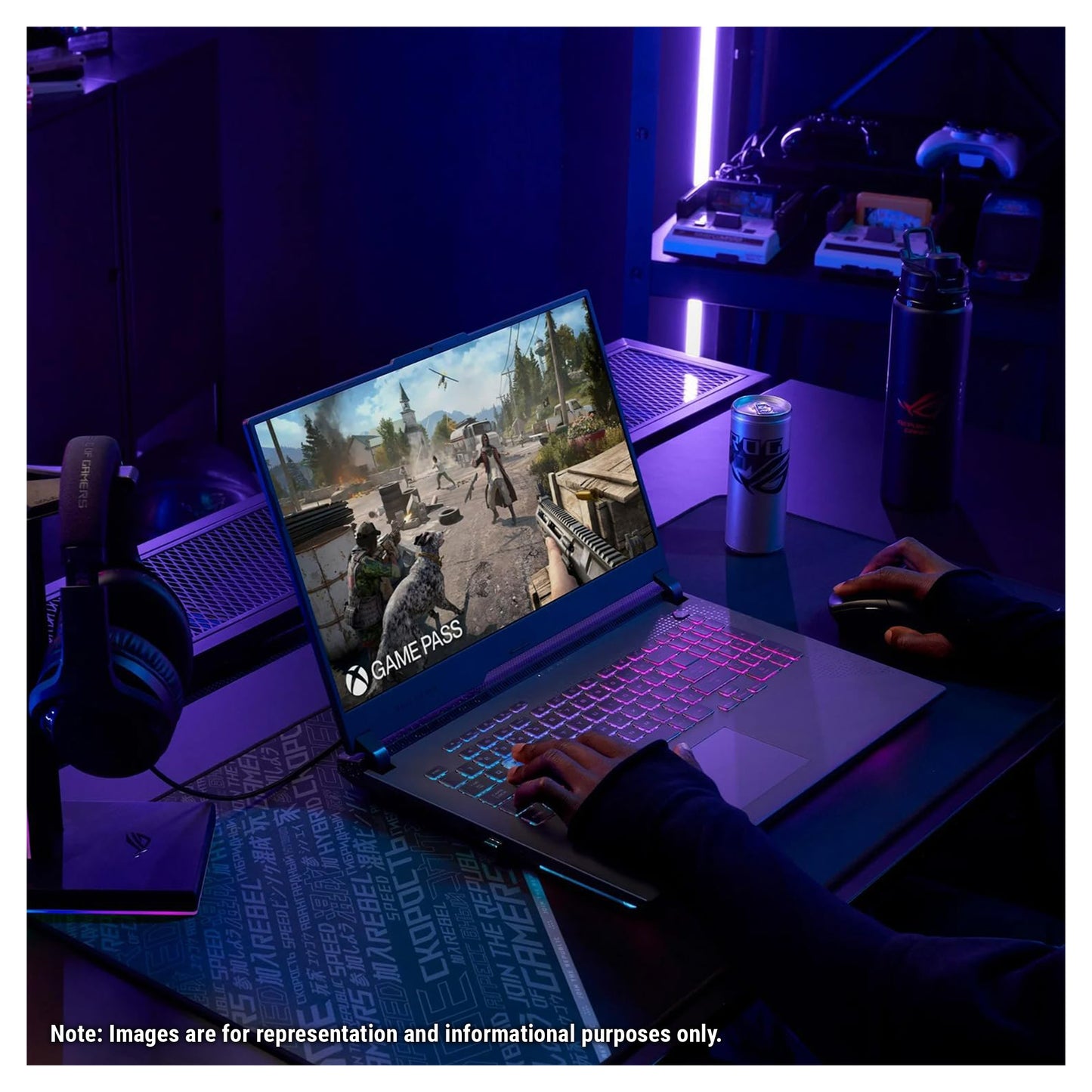 Asus Rog Strix Gaming Laptop, Ryzen 9 7845HX, 17" FHD (1920x1080) 144Hz, RTX4070