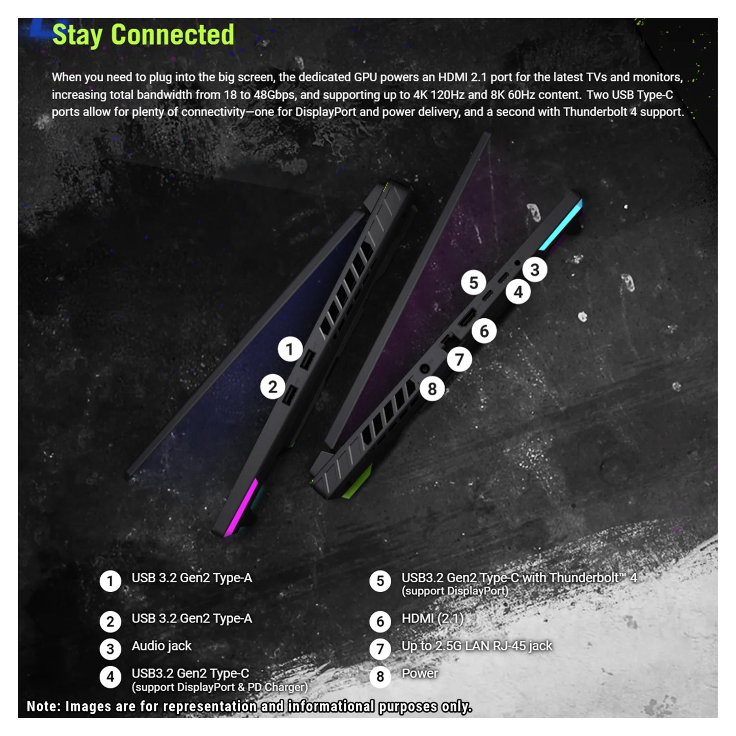 ASUS ROG Strix G18 Gaming Laptop, i9-14900HX, 18" WQXGA (2560x1600), RTX4060