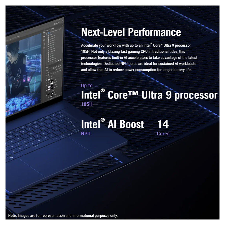 MSI Stealth 18 AI Studio Gaming Laptop, Ultra 9-185H, 18” QHD+ (2560x1600) 240Hz, RTX4080 (Used-Like New)