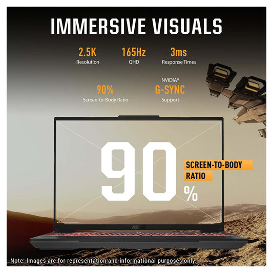 ASUS TUF Gaming A16 Gaming Laptop, Ryzen 9 7940HX, 16” QHD+ (2560x1600), RTX4070