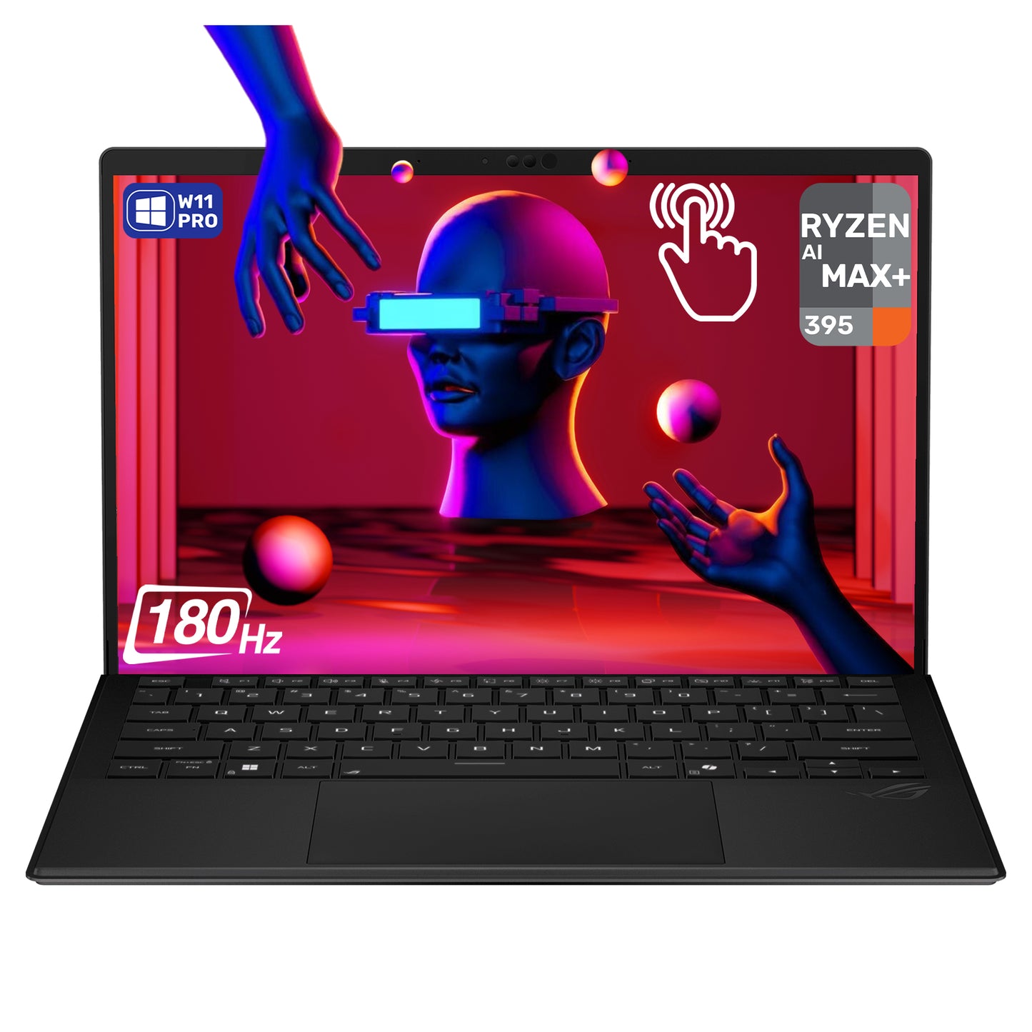 ASUS ROG Flow Z13 Gaming Laptop, Ryzen AI MAX+ 395, 13.4" 2.5K (2560x1600) 180Hz Touchscreen,W11 Pro