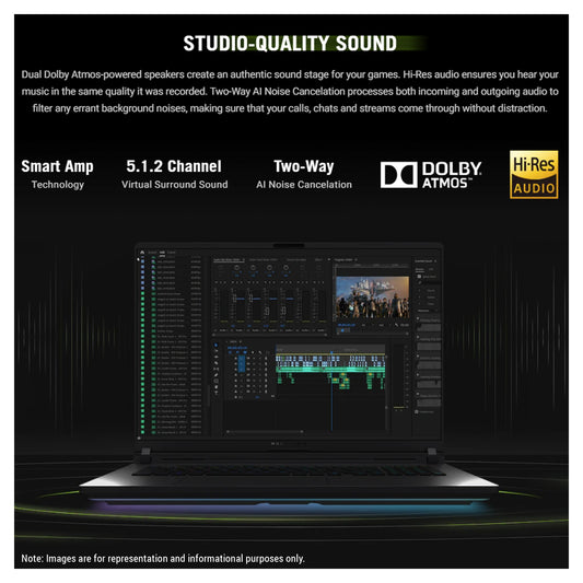 ASUS ROG Strix G18 Gaming Laptop, Ultra 9-275HX, 18" 2.5K (2560x1600) 240Hz, RTX5070Ti