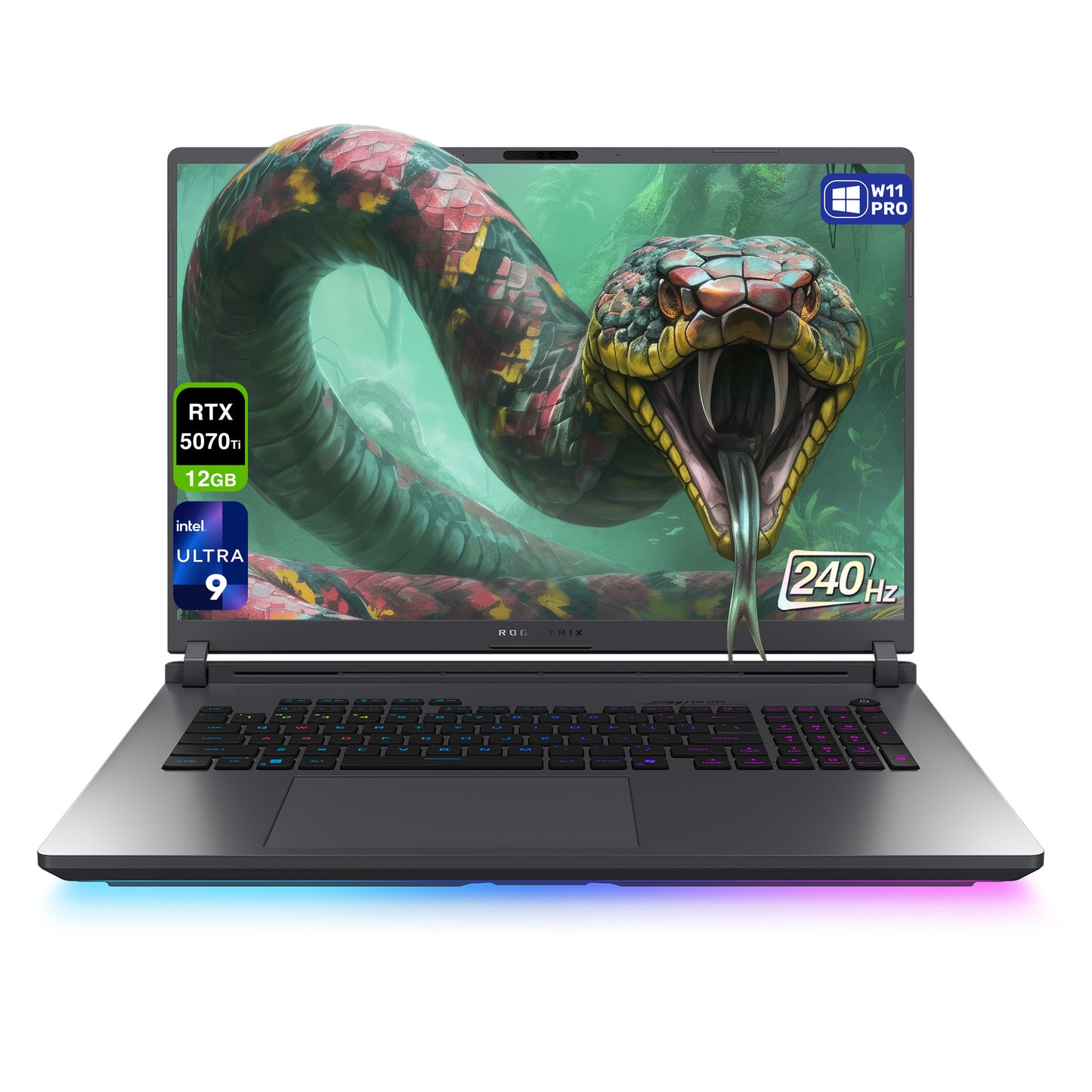 ASUS ROG Strix G18 Gaming Laptop, Ultra 9-275HX, 18" 2.5K (2560x1600) 240Hz, RTX5070Ti