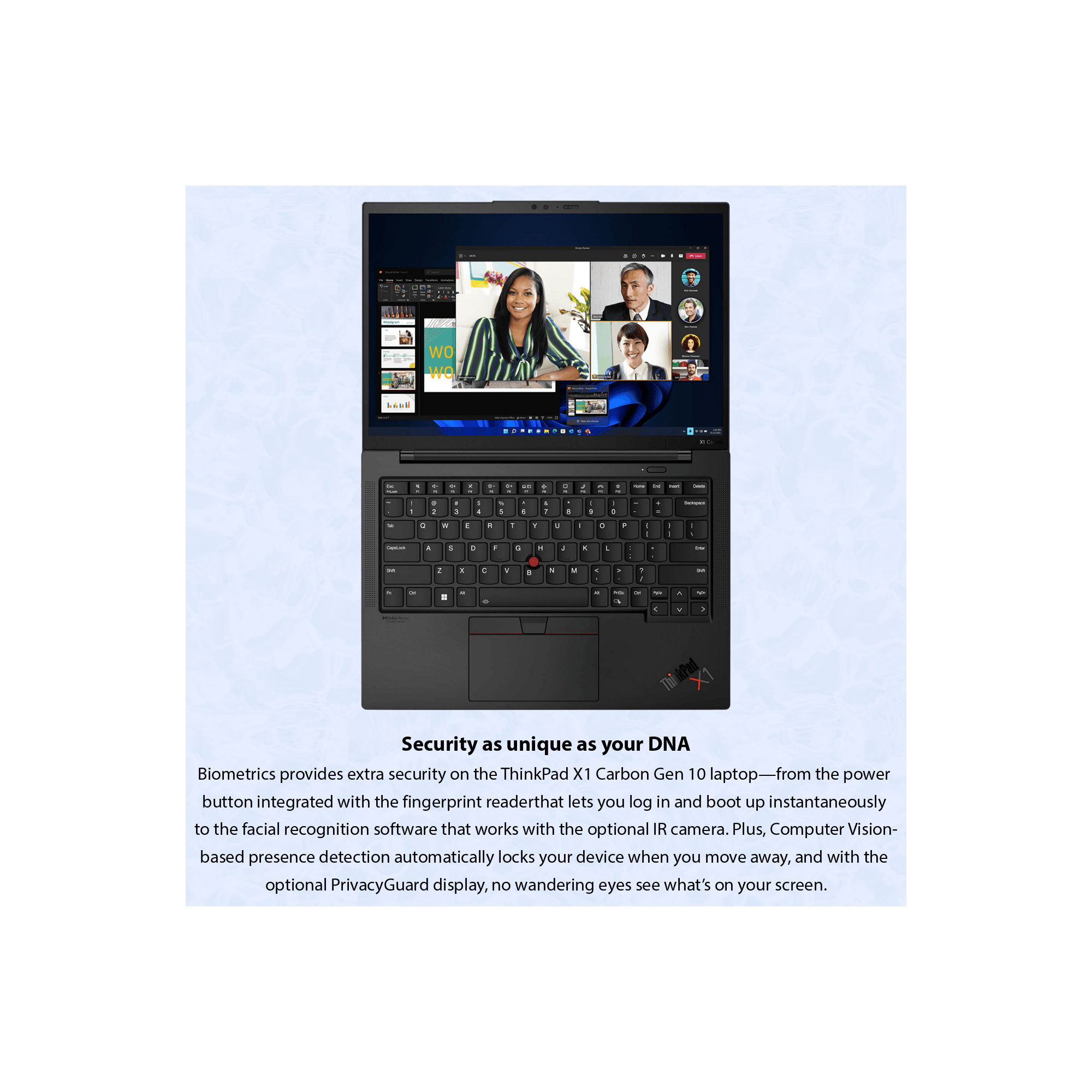 Lenovo ThinkPad X1 Carbon Gen 10, 14" IPS Touchscreen Display, 12th Intel Core i7-1270P, Windows 11 Pro, Black