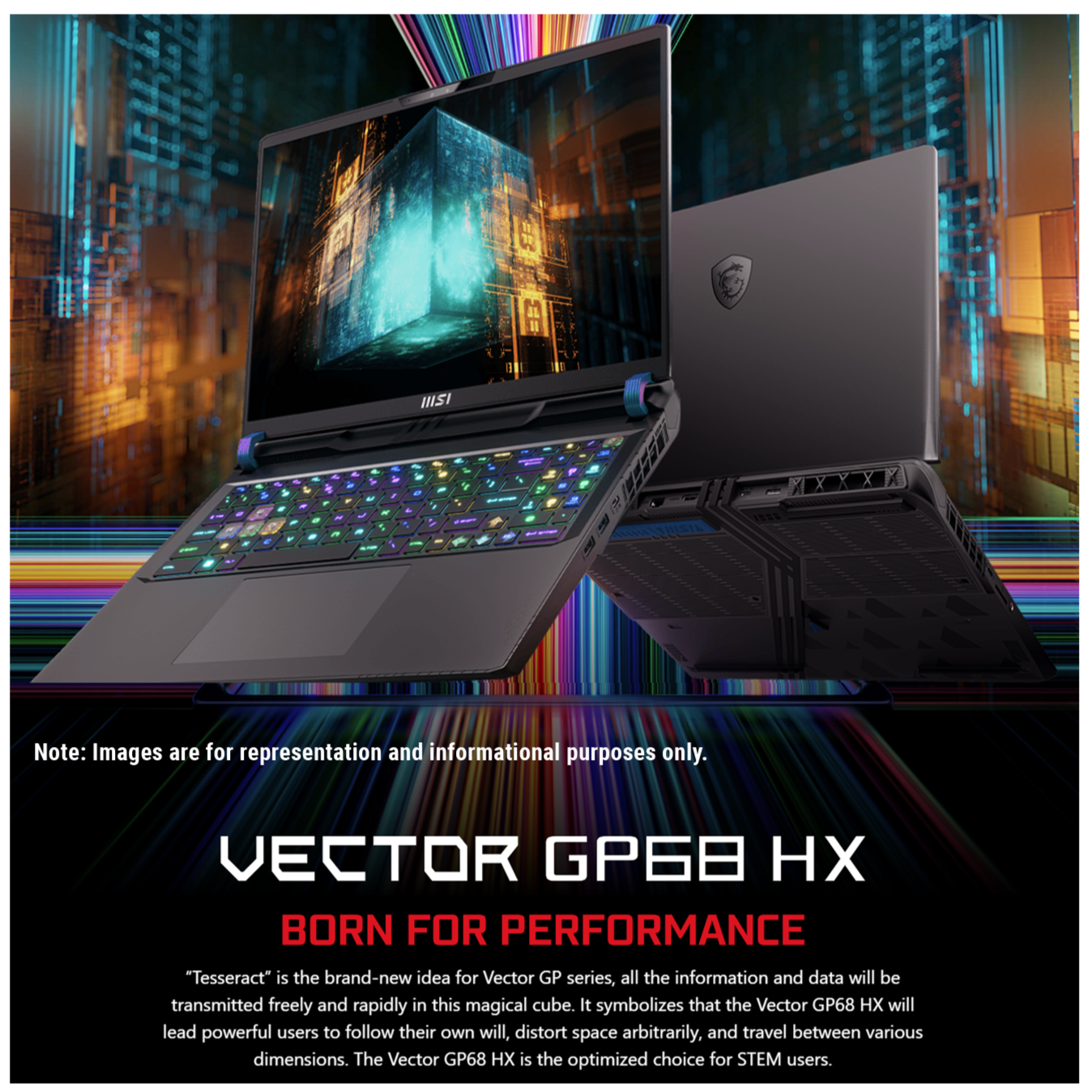 MSI Vector Gaming Laptop, 16" FHD+, i9-13950HX, RTX4080, W11Home