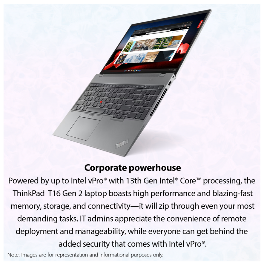 Lenovo ThinkPad T16 Gen 2, i7-1355U, 16" Touch, W11Pro