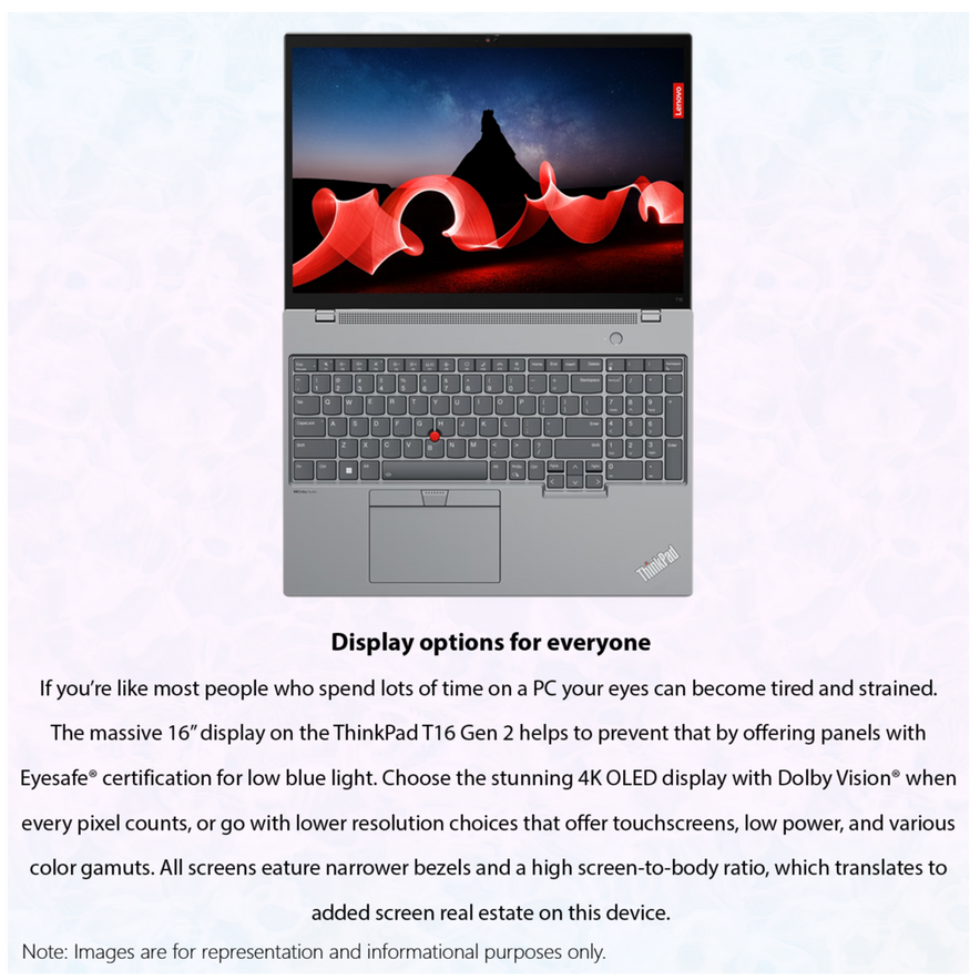 Lenovo ThinkPad T16 Gen 2, i7-1355U, 16" Touch, W11Pro