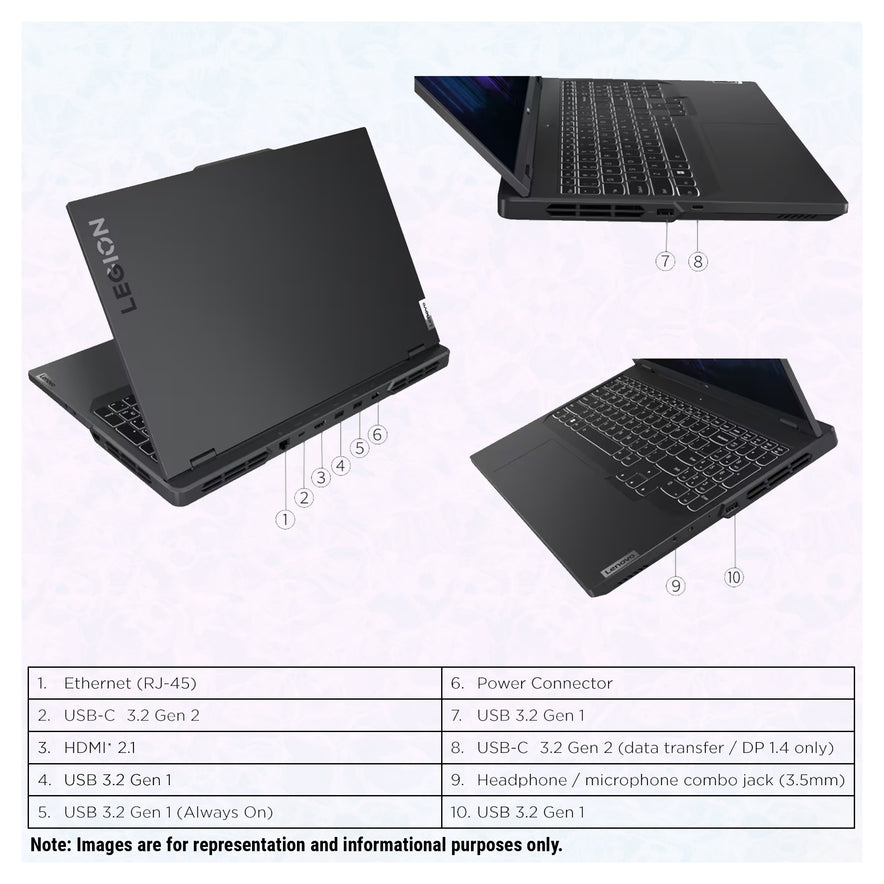 Lenovo Legion Pro 5i Gaming Laptop, 16" WQXGA, i7-13700HX, RTX4060, W11Home