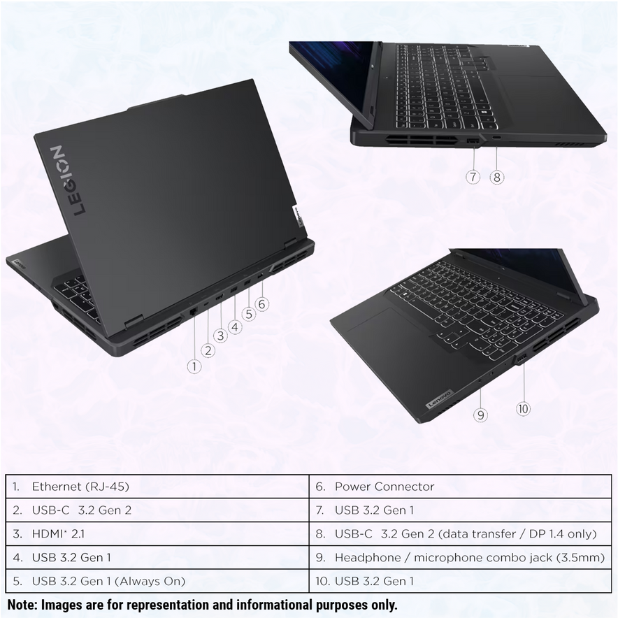 Lenovo Legion Pro 5i Gaming Laptop, 16" WQXGA, i9-13900HX, RTX4060, W11Home