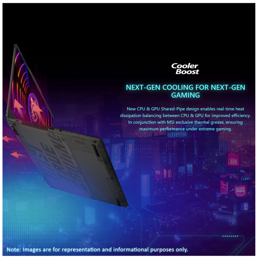 MSI Cyborg Gaming Laptop, 15.6" FullHD, i7-12650H, RTX4060, W11Home