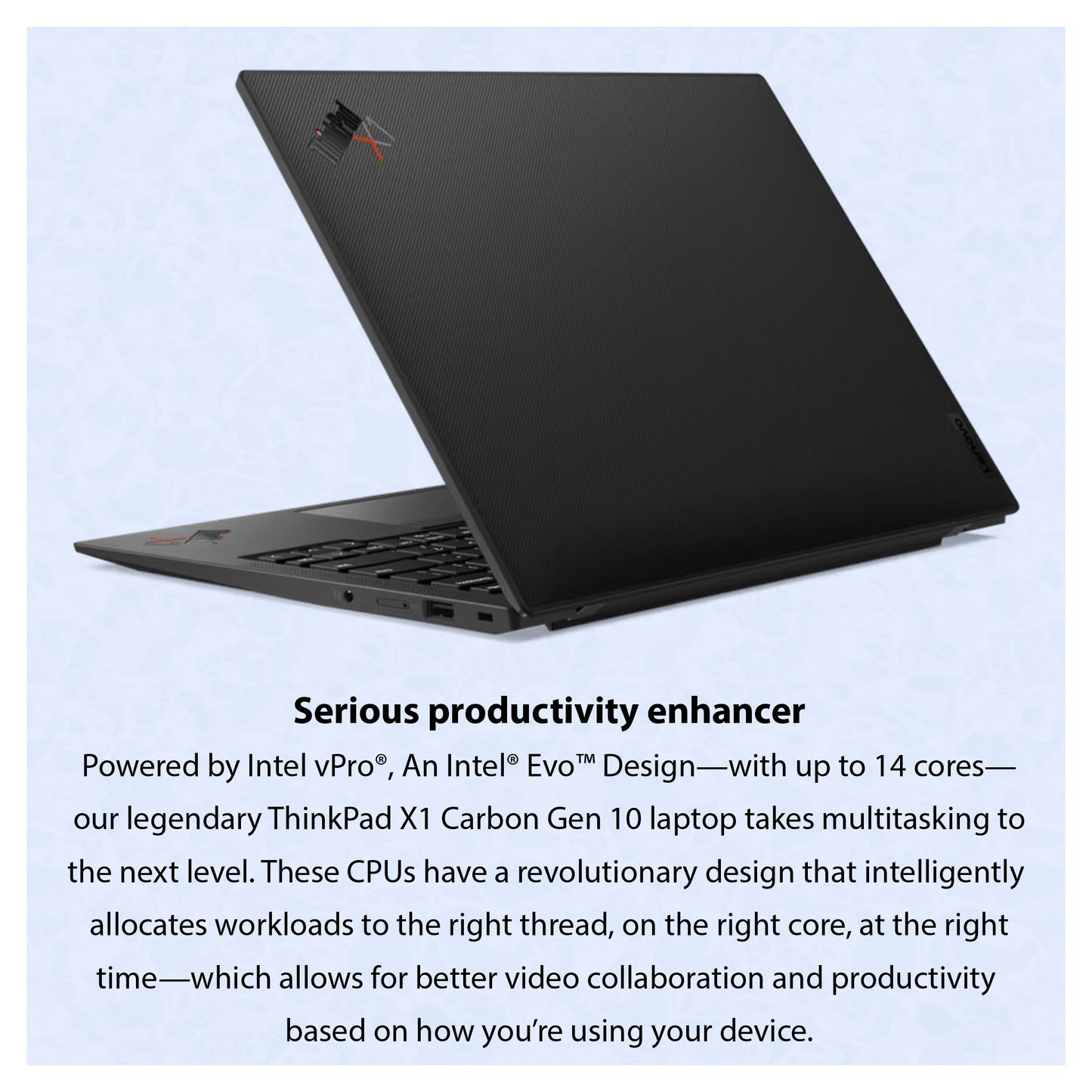 Lenovo ThinkPad X1 Carbon Gen10, 14" Touch, i7-1270P, Fingerprint Reader, W11Pro (Used-Like New)