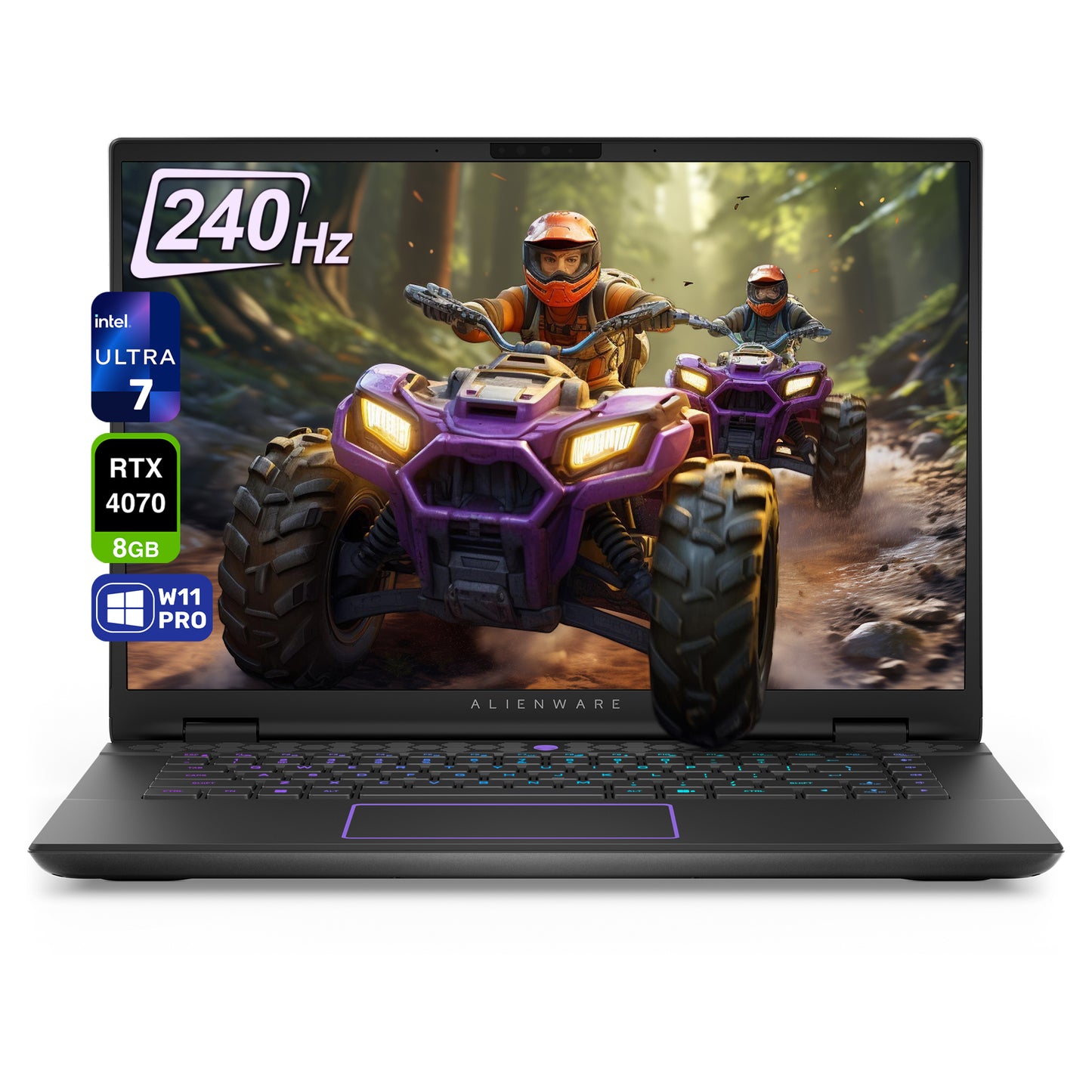 Alienware M16 R2 Gaming Laptop, Ultra 7-155H, 16" QHD+, RTX4070