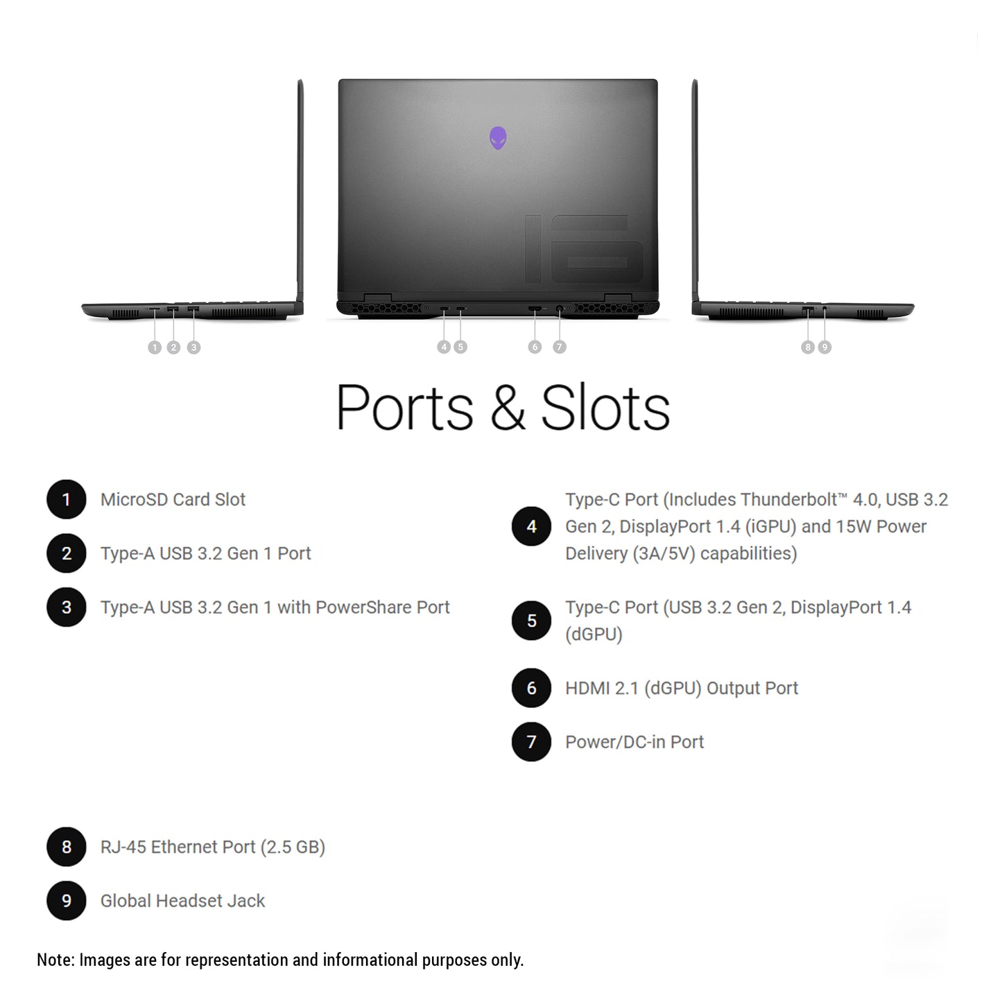 Alienware M16 R2 Gaming Laptop, Ultra 7-155H, 16" QHD+, RTX4070
