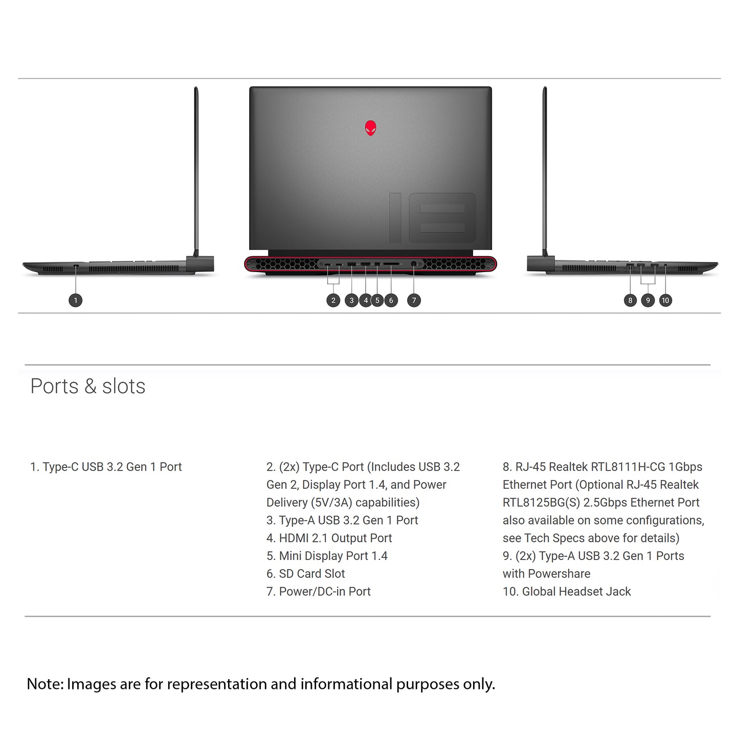 Alienware M18 Gaming Laptop, Ryzen 9 7845HX, 18" QHD+, RTX4070, W11Home