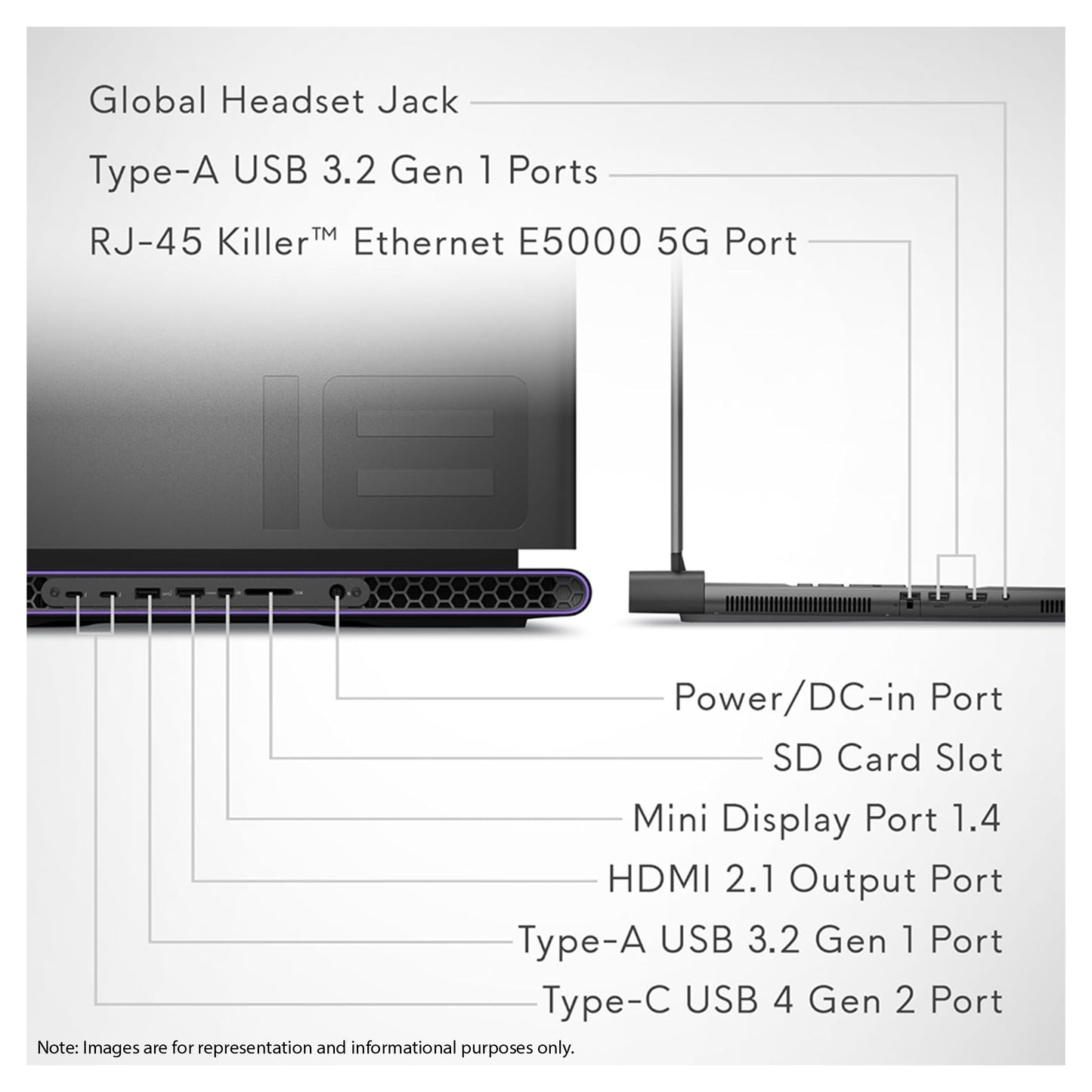 Alienware M18 R2 Gaming Laptop, i9-14900HX, RTX4080