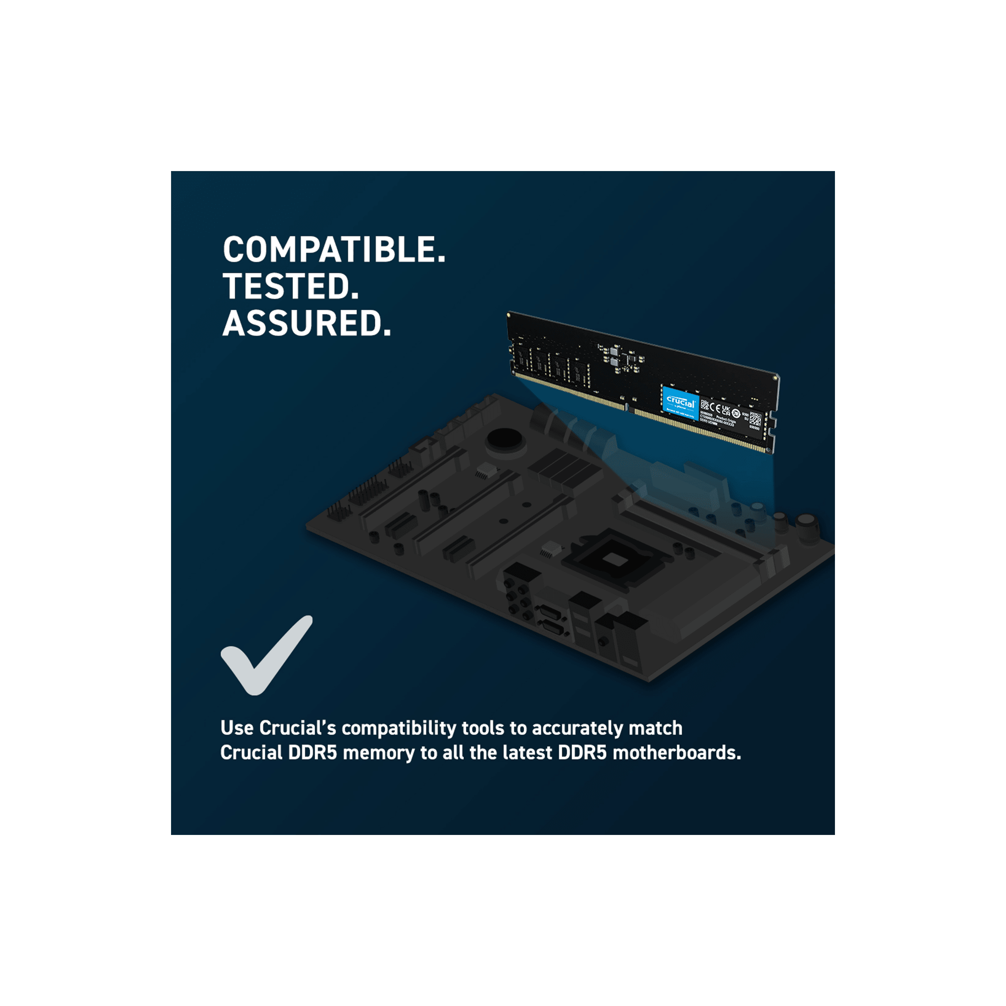 Crucial CT2K32G52C42U5 64GB Kit (2x32GB) DDR5-5200 UDIMM
