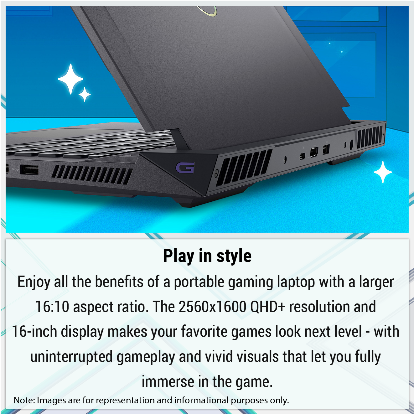 Dell G16 7630 Gaming Laptop, i9-13900HX, 16" QHD, RTX4070