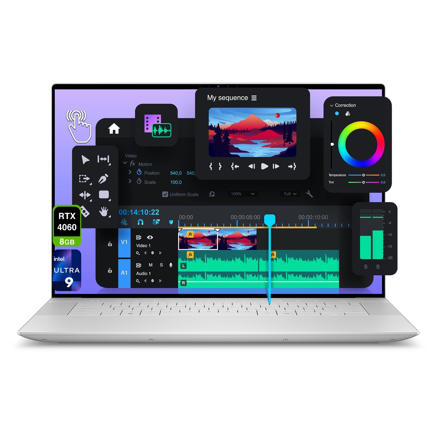 Dell XPS 16 Laptop, Ultra 9-185H, 16.3" UHD+ (3840x2400) OLED Touchscreen, RTX 4060, W11 Pro (Used-Like New)