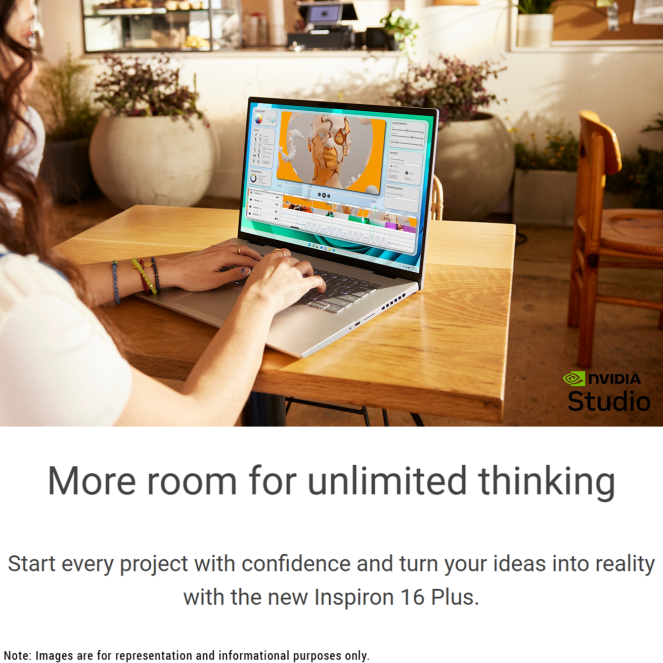 Dell Inspiron Plus Laptop, i7-13700H, 16" 2.5K, Intel Iris Xe, W11Home
