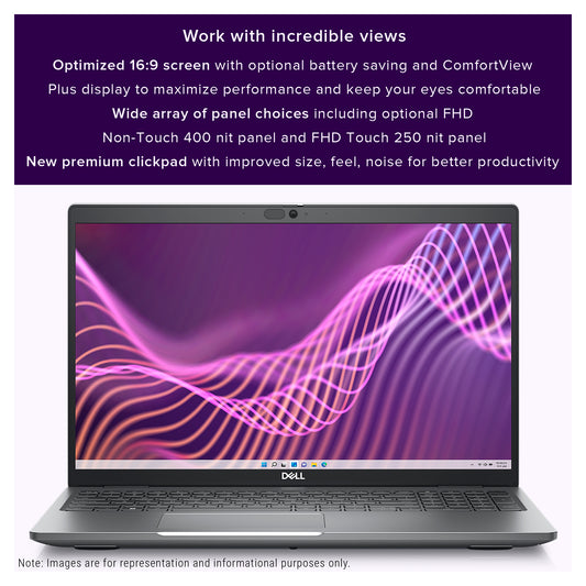 Dell Latitude 5540 Laptop, i7-1355U, 15.6" FHD (1920x1080), W11 Pro