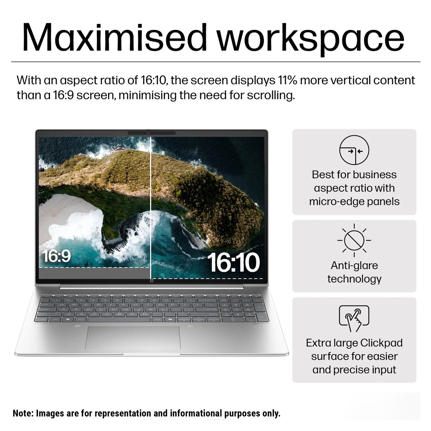 HP ProBook 460 G11 Laptop, Ultra 7-155U, 16" WUXGA (1920x1200), W11Pro