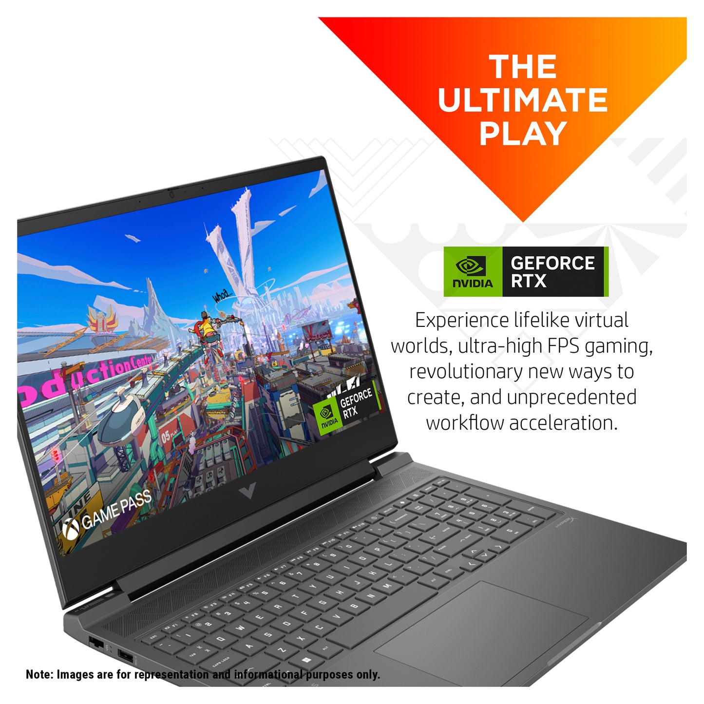 HP Victus Gaming Laptop, Ryzen 7 8845HS, 16.1" FHD, RTX4070