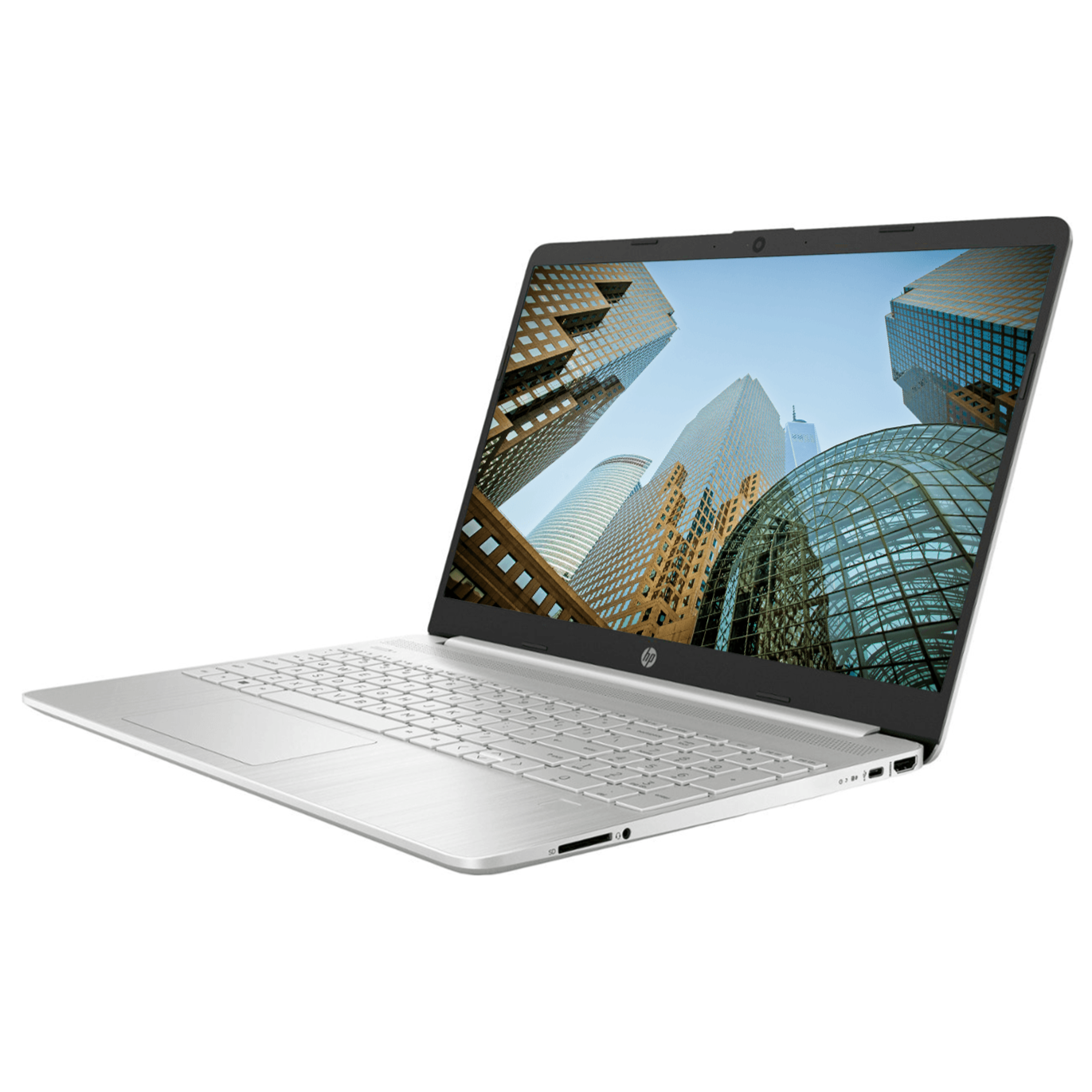 HP Laptop, 15.6" Touch-Screen Full HD Display, Intel Core i7-1255U, Intel Iris Xe Graphics, Windows 11 Home, Natural Silver - Teknoraks