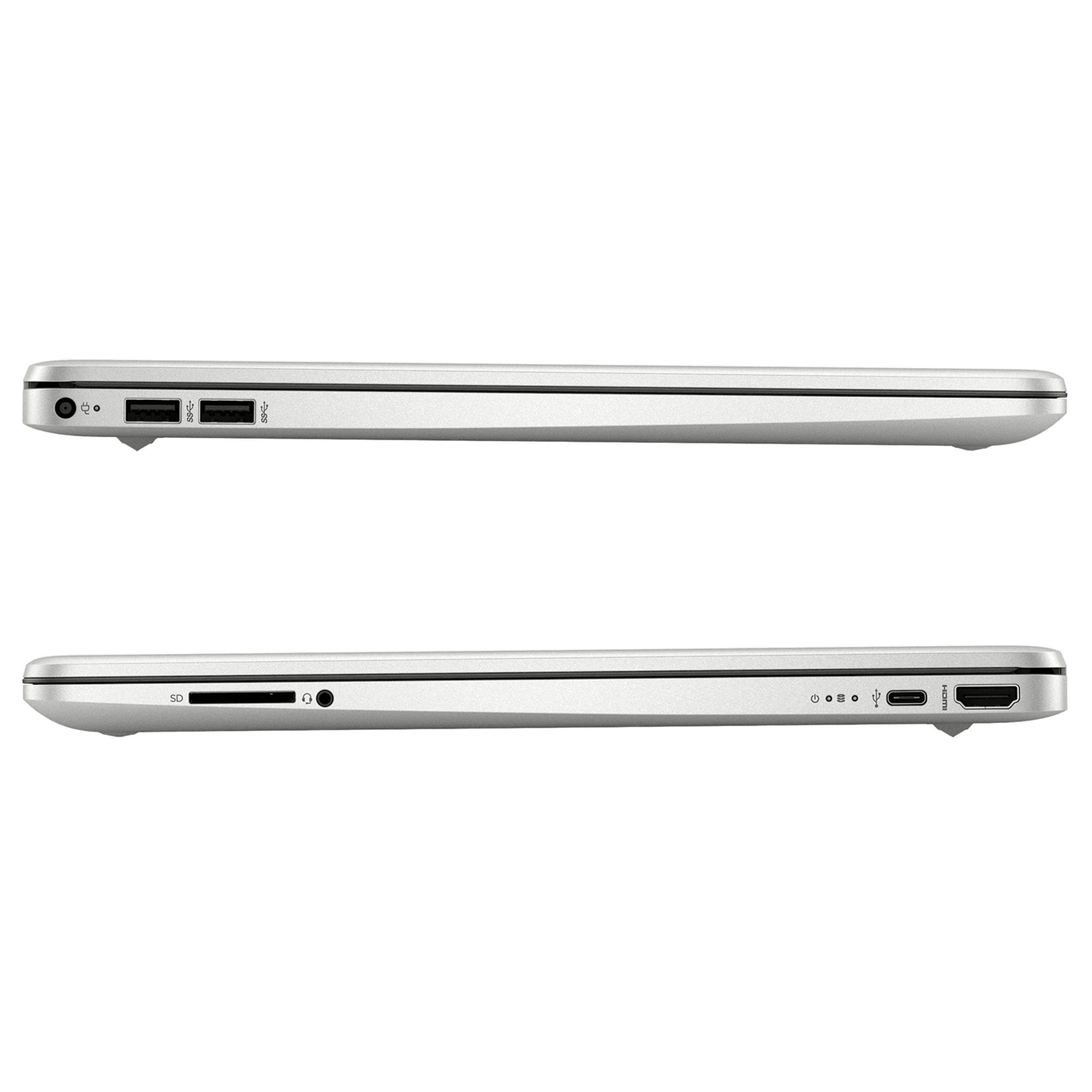 HP Laptop, 15.6" Touch-Screen Full HD Display, Intel Core i7-1255U, Intel Iris Xe Graphics, Windows 11 Home, Natural Silver - Teknoraks