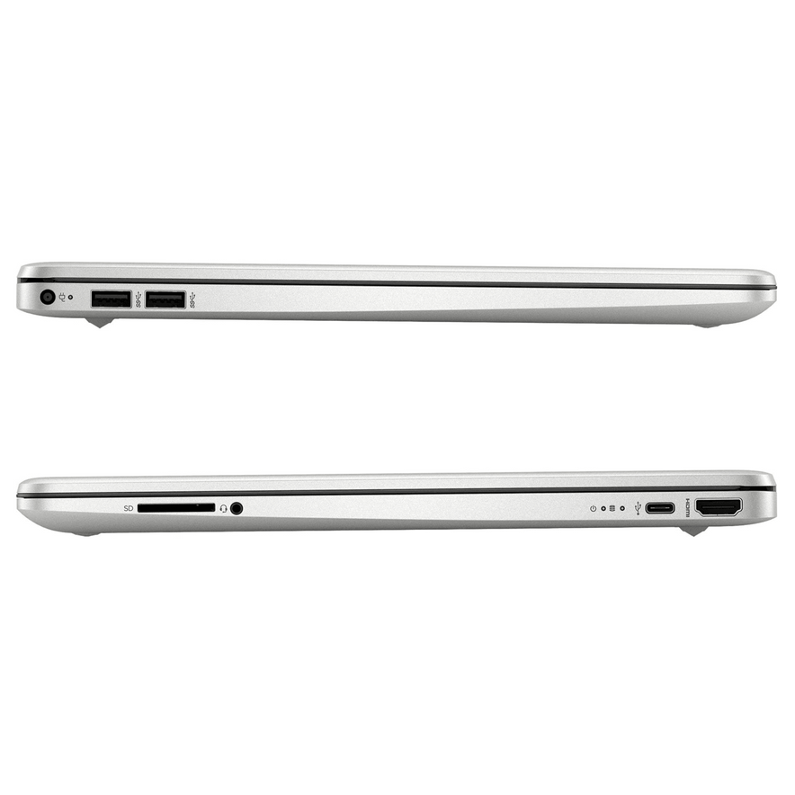 HP Laptop, 15.6" Touch-Screen Full HD Display, Intel Core i7-1255U, Intel Iris Xe Graphics, Windows 11 Home, Natural Silver - Teknoraks
