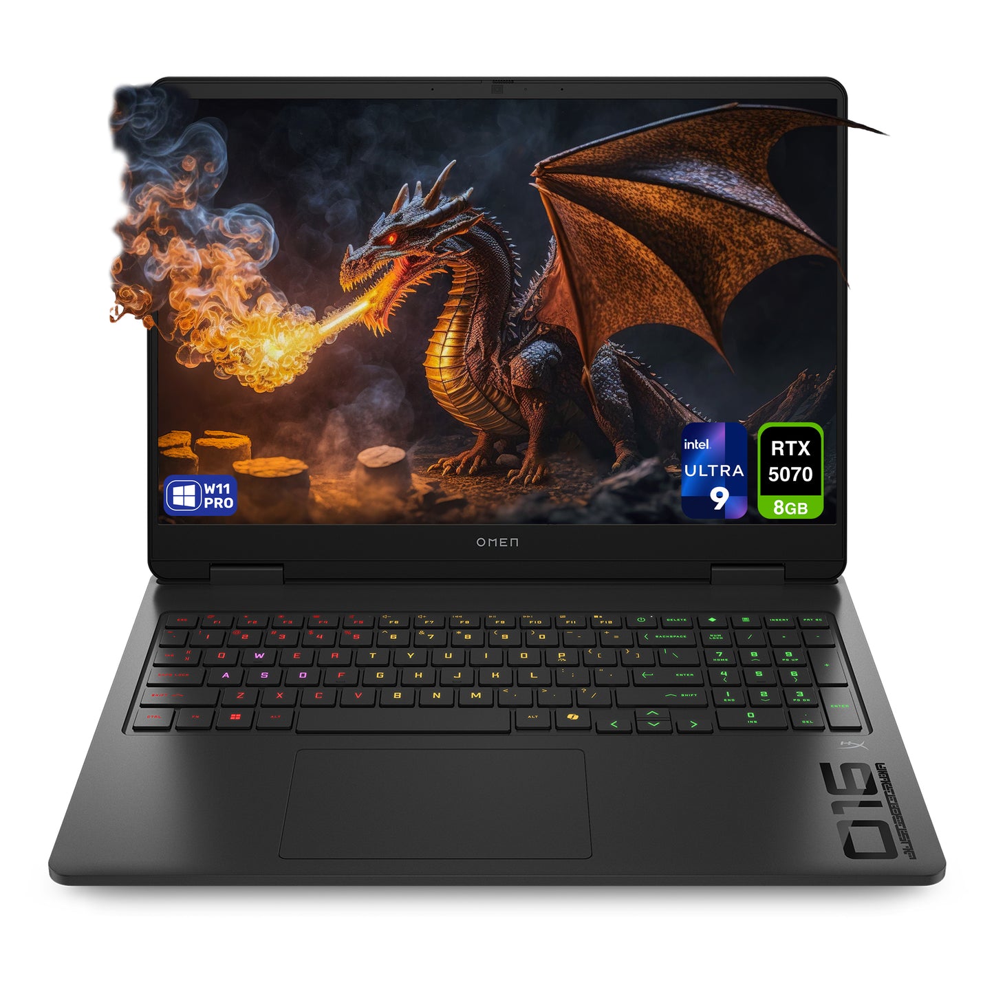 HP OMEN 16 Gaming Laptop, Ultra 9-285H, 16" WQXGA (2560x1600) 240Hz, RTX5070