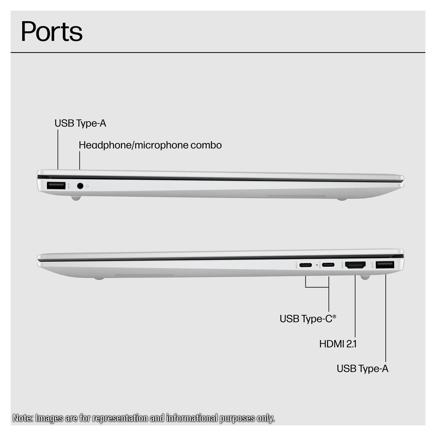 HP OmniBook 5 Laptop, Ultra 9-285H, 16" 2K (1920x1200) Touchscreen Display