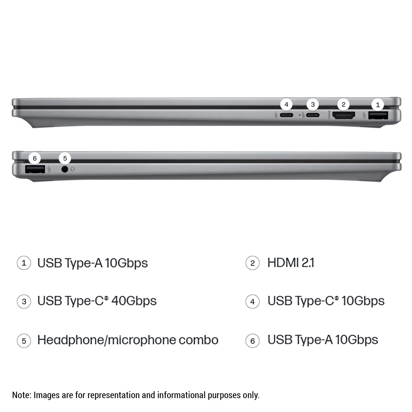 HP OmniBook X AI 16 Laptop, Ultra 7-255H, 16" 2K (2048x1280) OLED Touchscreen, RTX4050
