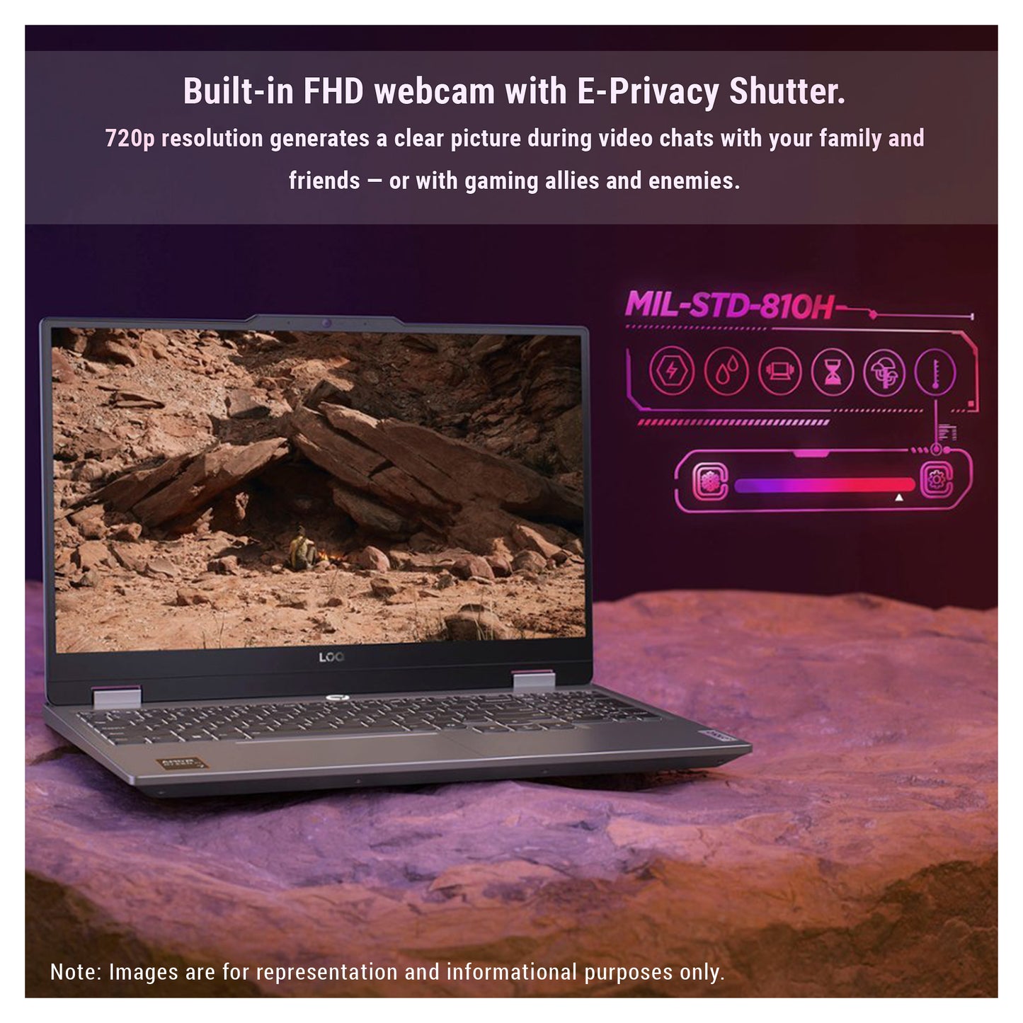 Lenovo LOQ 15 Gaming Laptop, Ryzen 7 8845HS, 15.6" FHD (1920x1080), RTX4060
