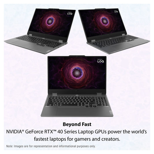 Lenovo LOQ Laptop, Ryzen 7 8845HS, 15.6" FHD, RTX4060