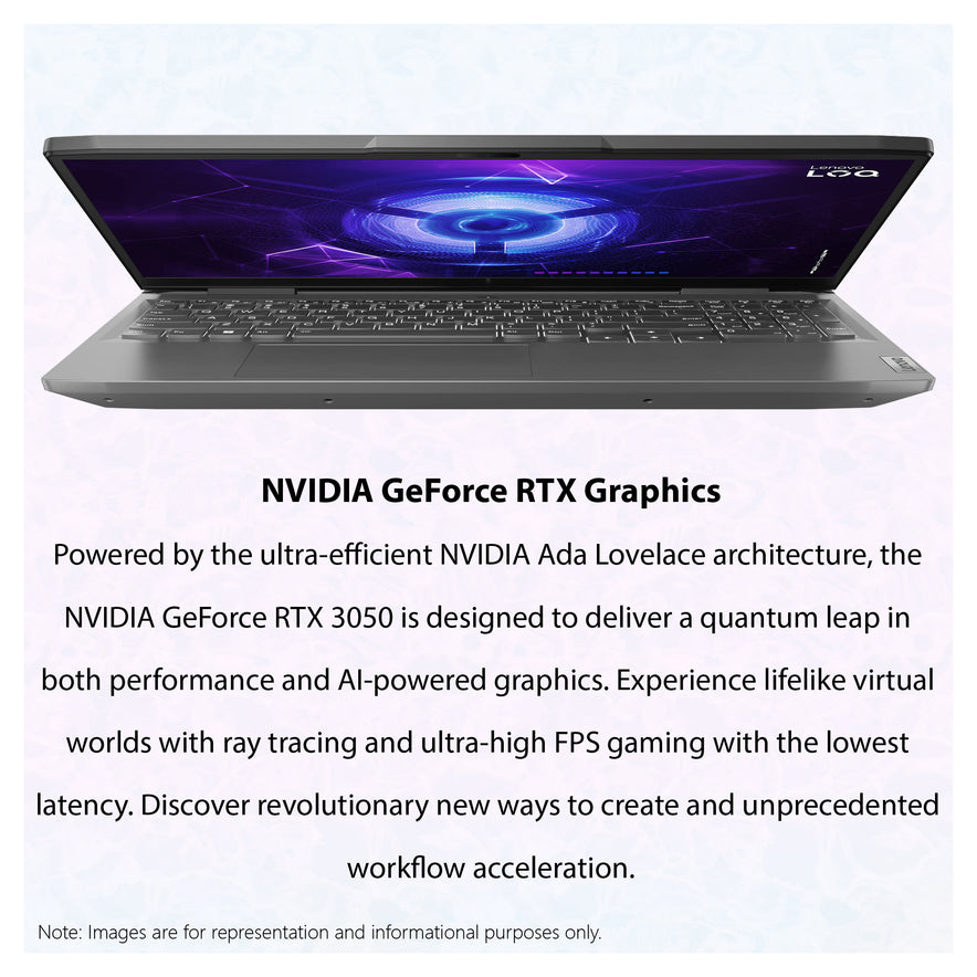 Lenovo LOQ Gaming Laptop, 15.6" FHD, i5-13420H, RTX3050, W11Home