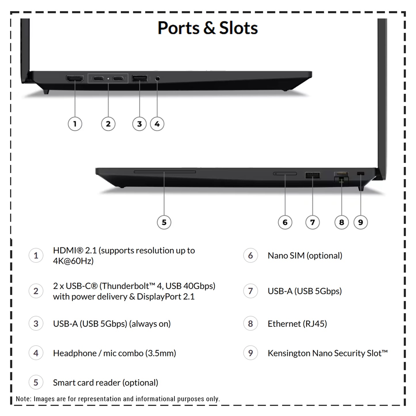 Lenovo ThinkPad P16s Gen 3 Mobile Workstation, Ultra 7-155H, 16" WUXGA (1920x1200) Touchscreen, RTX 500, W11 Pro