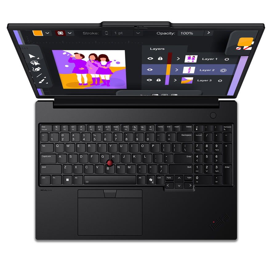Lenovo ThinkPad P16s Gen 3 Mobile Workstation, Ultra 7-155H, 16" WQUXGA (3840x2400) OLED, RTX 500 Ada, W11 Pro