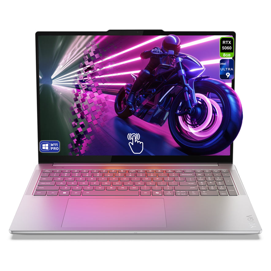 Lenovo Yoga Pro 9i Laptop, Ultra 9-285H, 16" 3.2K (3200x2000) OLED Touchscreen, RTX5060