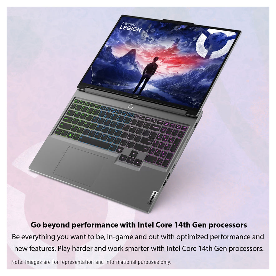 Lenovo Legion 5 Gaming Laptop, i9-14900HX, 16" QHD+, RTX4060, W11Home