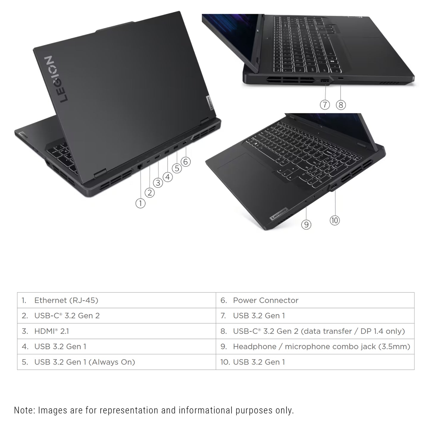 Lenovo Legion Pro 5i Gaming Laptop, i7-13700HX, 16" WQXGA, RTX4060, W11Home