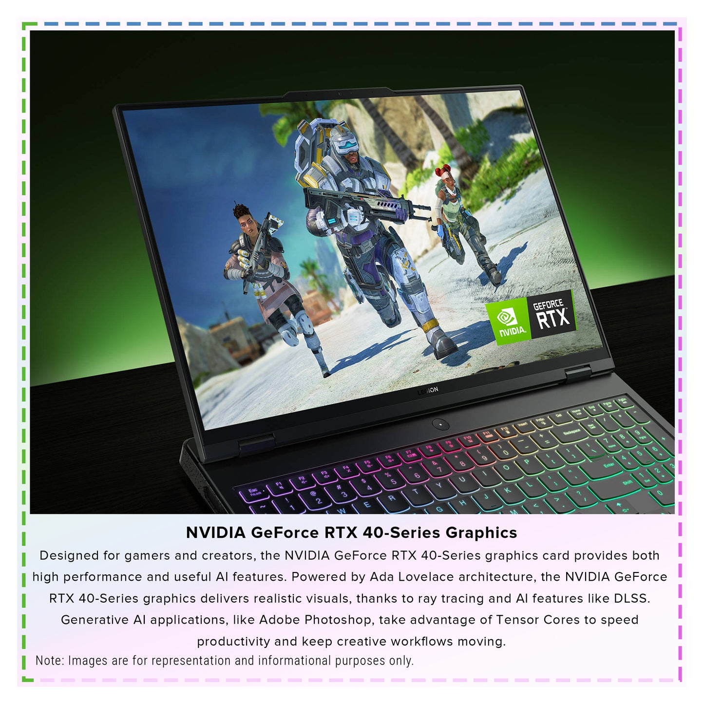 Lenovo Legion Pro 7 Gen 8 Laptop, Ryzen 9 7945HX, 16" WQXGA (2560x1600), RTX4090