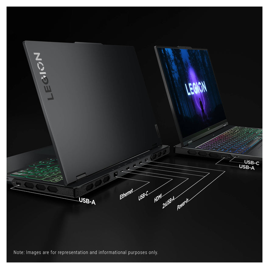 Lenovo Legion Pro 7 Gen 8 Laptop, Ryzen 9 7945HX, 16" WQXGA (2560x1600), RTX4090