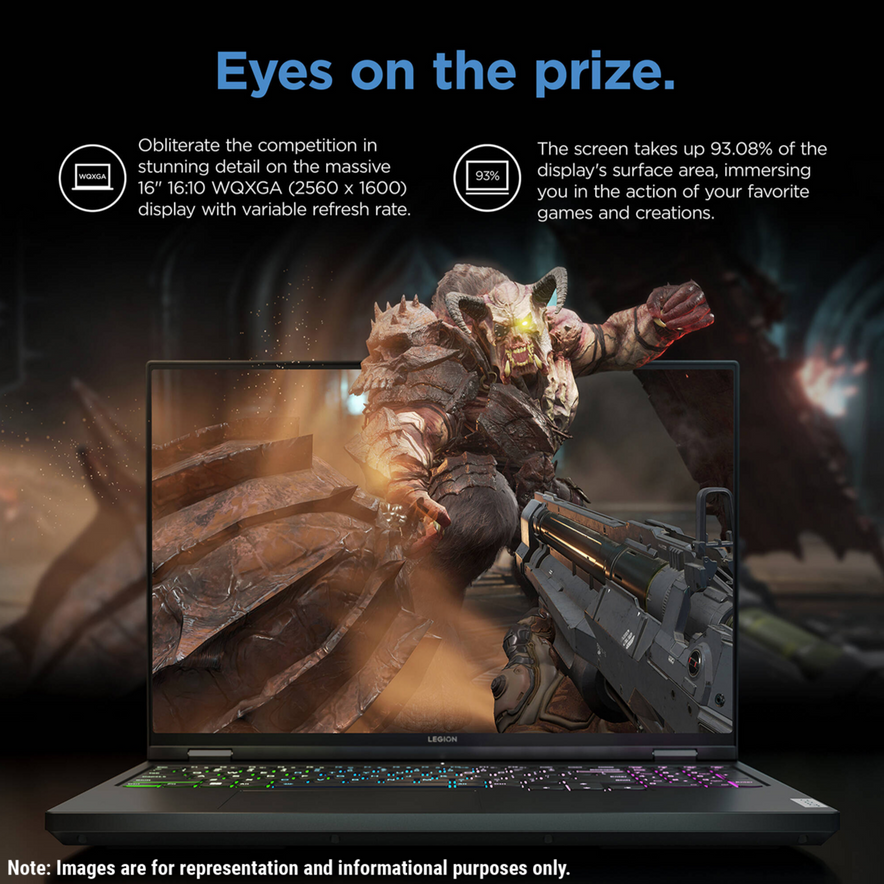 Lenovo Legion Pro 5 Gaming Laptop, i9-13900HX, 16.0" WQXGA, RTX4070, W11Home