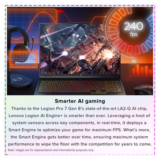 Lenovo Legion Pro 7 Gaming Laptop, i9-13900HX, RTX4080, W11Home