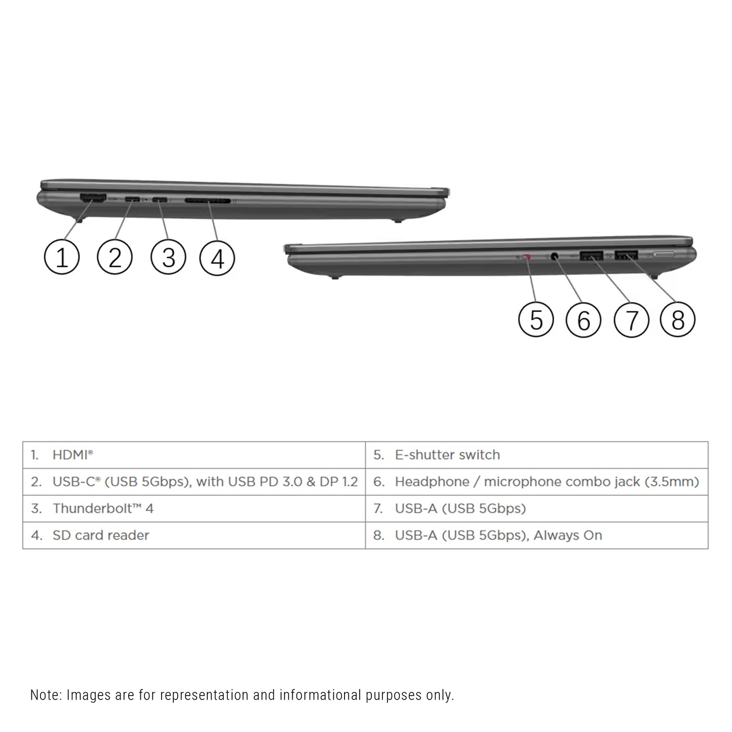 Lenovo Slim Pro 9i Laptop, i7-13705H, 14.5" 3K Touch, RTX4050, W11Home